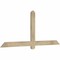 Ekena Millwork Eugene Rough Sawn Timber Gable Bracket, Douglas Fir, 72"W x 30"H x 2"D x 4"F, 10/12 Pitch GBW072X30X0204EUG00RDF - alternate 4